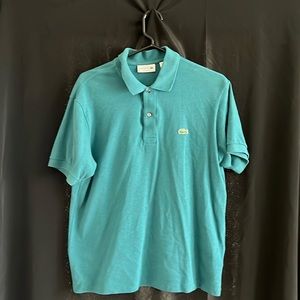 Teal Lacoste polo